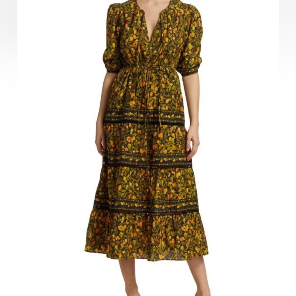 Farm Rio Star Fruits Maxi Dress size medium - Picture 4 of 10
